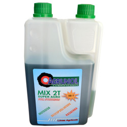 1 LT OLIO MIX 100% SINTETICO CON DOSATORE 50:1 PER MOTORE A SCOPPIO 2 TEMPI