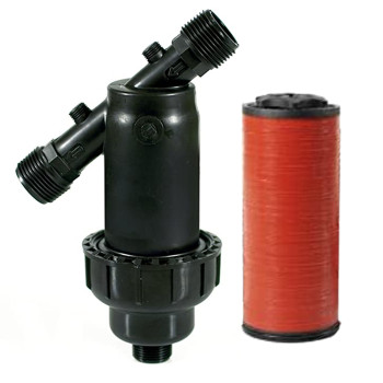 1.1/4 - FILTRO A IN LINEA DISCHI PN8 YEV 120 MESH TIPO E PER ACQUA IRRIGAZIONE