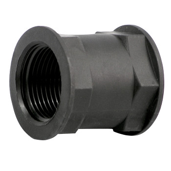 1/2 - MANICOTTO IN PP RACCORDO GIUNTO FILETTATO PER TUBO IRRIGAZIONE GIARDINO