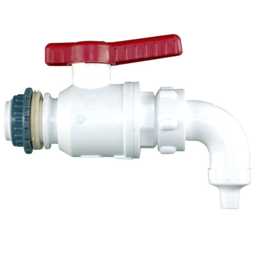 1/2 - VALVOLA ENOLOGICA IN NYLON PER ALIMENTI CON BECCUCCIO FUSTO VINO ENOLOGIA