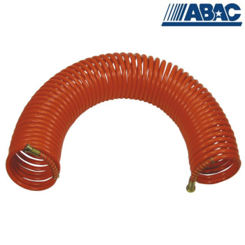 15 MT TUBO SPIRALE ATTACCO BAIONETTA ARIA COMPRESSA ABAC