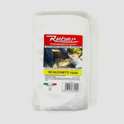 15x25 - 100PZ SACCHETTI GOFFRATI REBER PER SOTTOVUOTO