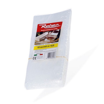 15x30 - 100PZ SACCHETTI GOFFRATI REBER PER SOTTOVUOTO