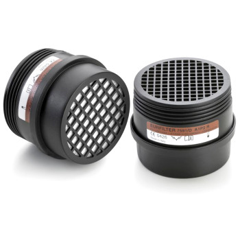 2 PZ - FILTRO A1 P2 - SEMIMASCHERA PROTEZIONE GAS E POLVERI - MASCHERA SICUREZZA