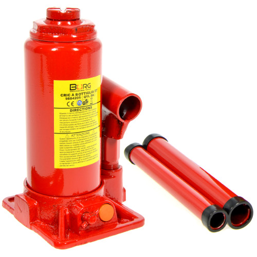 2 TONNELLATE - CRIC AUTO A BOTTIGLIA - CRICK SOLLEVATORE MARTINETTO IDRAULICO