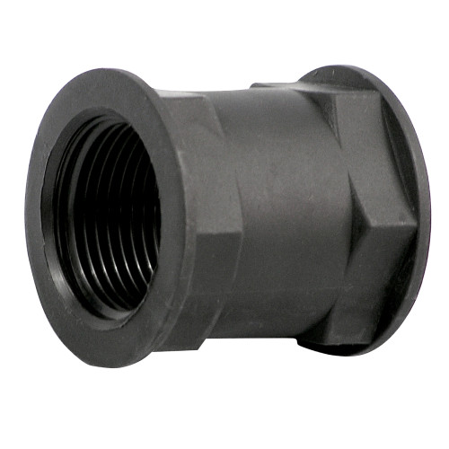 2 - MANICOTTO IN PP RACCORDO GIUNTO FILETTATO PER TUBO IRRIGAZIONE GIARDINO