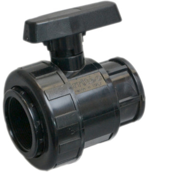 2 F-F - VALVOLA A SFERA - RUBINETTO PER TUBO IRRIGAZIONE ACQUA GIARDINO