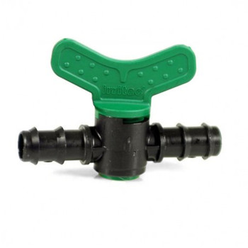 20 X 20 - MINI VALVOLA PORTAGOMMA - RUBINETTO TUBO IRRIGAZIONE GIARDINO