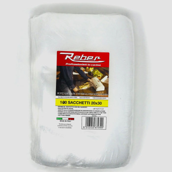 20x30 - 100PZ SACCHETTI GOFFRATI REBER PER SOTTOVUOTO