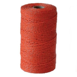 250 MT - BOBINA FILO ELETTRIFICATO ARANCIO PER RECINZIONE ELETTRIFICATA ANIMALI