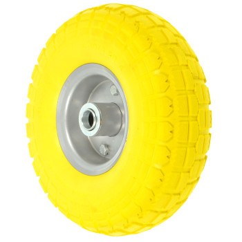 260x75 Ø FORO 20 RUOTA CARRELLO GOMMA PIENA ANTIFORATURA POLIURETANO ANTIFORO RUN FLAT RICAMBIO