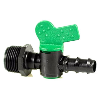 3/4 X 20 MM - MINI VALVOLA FILETTO E PORTAGOMMA RUBINETTO IRRIGAZIONE