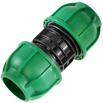 32 X 32 MM MANICOTTO GIUNTO A COMPRESSIONE - TUBO PN IRRIGAZIONE ACQUA GIARDINO