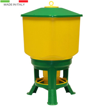 50 LT - 34 KG - KUBIC PREMIUM - MANGIATOIA IN PLASTICA PER POLLI POLLAME GALLINE