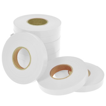 10 PZ NASTRO BIANCO SPESSORE 0,10 X 40 METRI RICAMBIO PER...