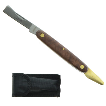 ABREK COLTELLO PER INNESTO PROFESSIONALE CON PALETTA LAMA ACCIAIO INOX PER INNESTARE ORTO COLTELLINO