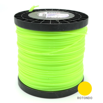 ABREK D. 3,5 MM X 188 MT TONDO FILO DECESPUGLIATORE VERDE BOBINA TESTINA GIARDINO