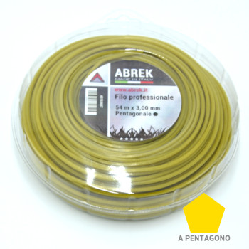 ABREK D. 3,5 MM X 41 MT PENTAGONALE FILO DECESPUGLIATORE TESTINA GIARDINO