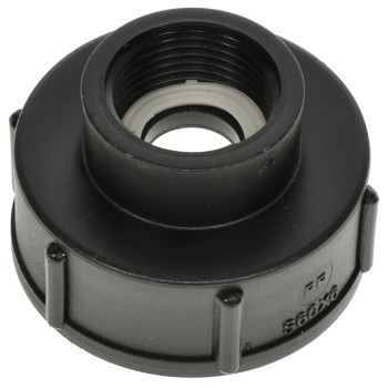 ADATTATORE F - F - 1 - XS60X6 PER RACCORDO ADATTATORE CISTERNA SERBATOIO FUSTO