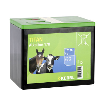 BATTERIA 9V - 170 AH PER ELETTRIFICATORE RECINTI - A SECCO - ALKALINA