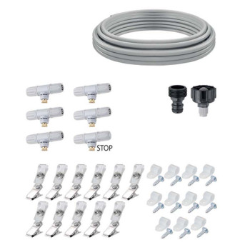 CLABER KIT HAPPY FRESH 7,5 MT RAFFRESCAMENTO ESTERNI PER OMBRELLONI E GAZEBI