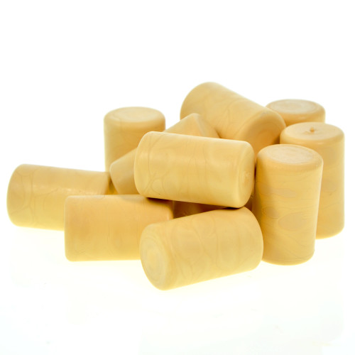 DIAM. 23 X 38 MM - TAPPO SINTETICO VINO 100 PZ PER BOTTIGLIE ENOLOGIA CANTINA