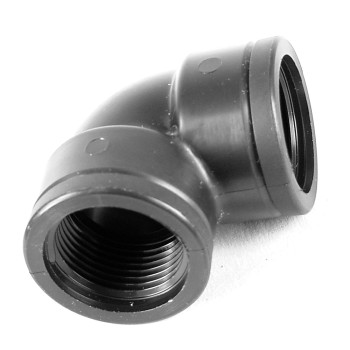 F 2 X F 2 - GOMITO 90° FILETTATO - CURVA RACCORDO PER TUBO IRRIGAZIONE