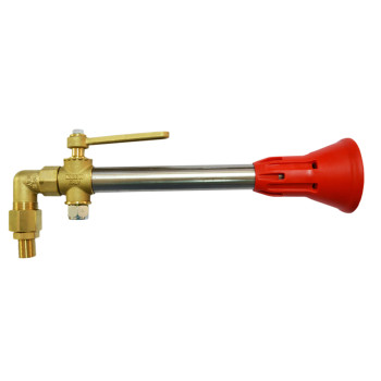 GETTO REGOLABILE PESANTE LUNGO ATTACCO 3/8 M TURBO A ROSA 1.5 LANCIA POMPA IRRO