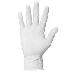 GUANTI IN LATTICE 100 PZ - TAGLIA M - GUANTO MONOUSO PER PROTEZIONE LAVORO