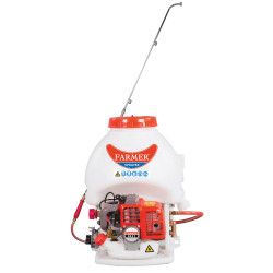 IRRORATORE A ZAINO 15L A SCOPPIO 2 TEMPI SPALLA 22 CC 30 BAR FARMER FA21