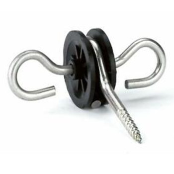 ISOLATORE PER MANIGLIA DOPPIO GANCIO PER RECINTI ELETTRIFICATI RECINTO ELETTRICO