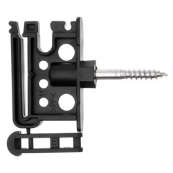 ISOLATORE PER NASTRO MAX 40 MM A VITE PER PALETTI RECINTO ELETTRICO ELETTRIFICATO