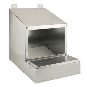 NIDO PER GALLINE OVAIOLE CESTO GABBIA LAMIERA ZINCATA PER UOVA GALLINA NOVITAL