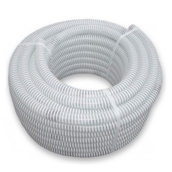 Ø 40 MM 25 M  TUBO SPIRALATO TRAVASO ASPIRAZIONE MANDATA LIQUIDI ALIMENTARI