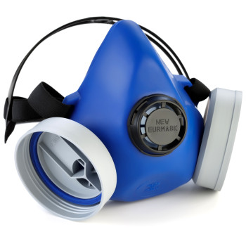 SEMIMASCHERA 2 FILTRI CE EN 140 MASCHERA PROTEZIONE GAS LAVORO ANTINFORTUNISTICA