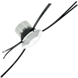 TESTINA UNIVERSALE 8 FILI PROFESSIONALE IN ALLUMINIO / DECESPUGLIATORE GIARDINO