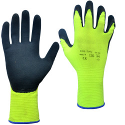 TG 9 GUANTI LAVORO ALTA VISIBILITA' LATTICE SUPER GRIP ANTINFORTUNISTICA
