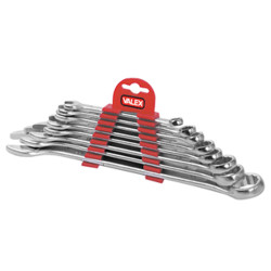 VALEX SET 8 CHIAVI COMBINATE CORPO IN ACCIAIO ANELLO FORCHETTA
