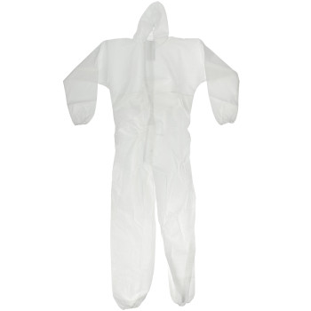 XXL - TUTA PROTETTIVA MONOUSO DPI CAT. III TIPO 5/6 PROTEZIONE PARTICELLE SPRUZZI SPRAY