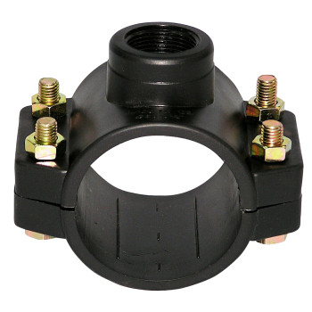 PRESA A STAFFA SEMPLICE 63 X 1/2 PER IRRIGAZIONE TUBO ACQUA GIARDINAGGIO