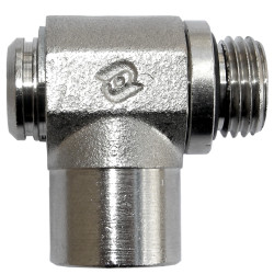 1/4x1/4 M-F RACCORDO A - L - GIREVOLE / PNEUMATICO / ARIA COMPRESSA