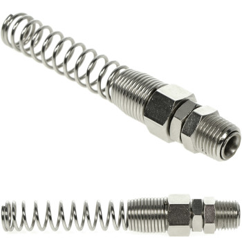 D. 8x10 RACCORDO MASCHIO GIREVOLE CON MOLLA / PNEUMATICO / ARIA COMPRESSA