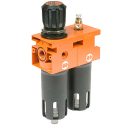 METAL WORK FRL 1/4 0-12 BAR GRUPPO REGOLATORE LUBRIFICATORE PER COMPRESSORE