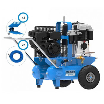 CAMPAGNOLA PROFESSIONAL KIT MOTOCOMPRESSORE MC658 7 HP +...