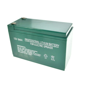 RICAMBIO BATTERIA AL LITIO 12 Volt - 8 Ah PER POMPA A...