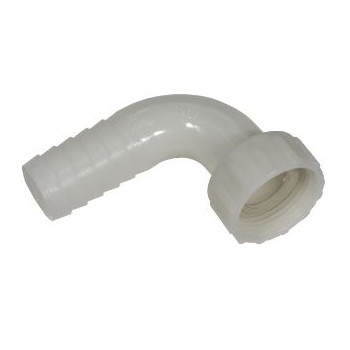 16 x 3/4 RACCORDO GOMITO CON GHIERA FEMMINA MOBILE - GUARNIZIONE PIANA