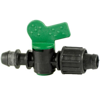 GOMMINO 12  X 22 TAPE - MINI VALVOLA RUBINETTO IRRIGAZIONE GIARDINO