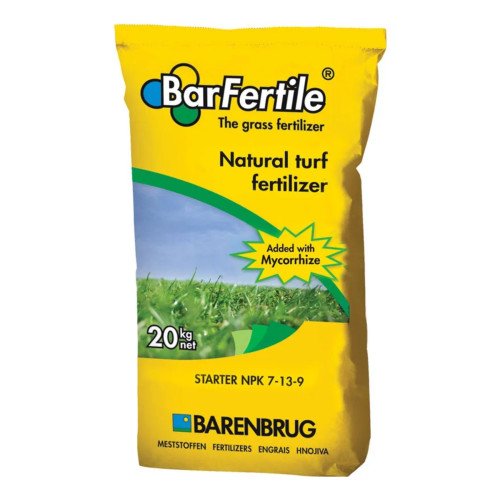 BARENBRUG CONCIME STARTER PER PRATO 20 KG. BARFERTILE STARTER 7-13-9 Con Micorrize