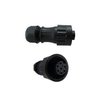 CAMPAGNOLA SPINA ABBACCHIATORE Connettore presa volante 6P+T PG9 nero