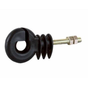 ISOLATORE CORTO AD ANELLO CON FILETTATURA M6x30 PER RECINTO ELETTRICO ELETTRIFICATO